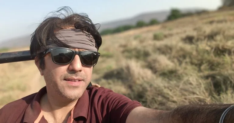 Prashant S. Gupta on safari